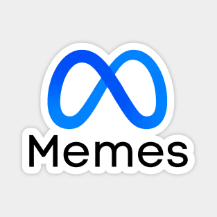 Memes Meta logo Magnet