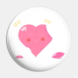 Happy Broken Heart Pin