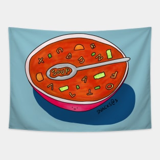 Alphabet Soup Tapestry