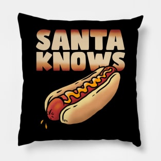 SANTA KNOWS Pillow