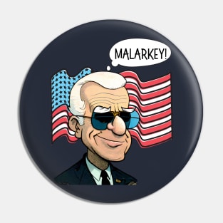 Cartoon Biden Malarkey! Pin