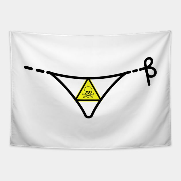 Electrical Danger sign Tapestry by EngineersArt