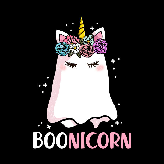 Halloween Boonicorn - Unicorn Ghost - Girls Gift by biNutz