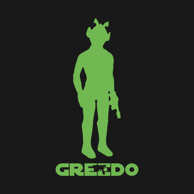 Greedo (Kenner) by My Geeky Tees - T-Shirt Designs