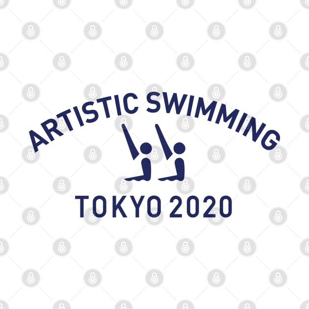 Artistic Swimming Olympics Tokyo 2020 Games pictograms by Aldebaran