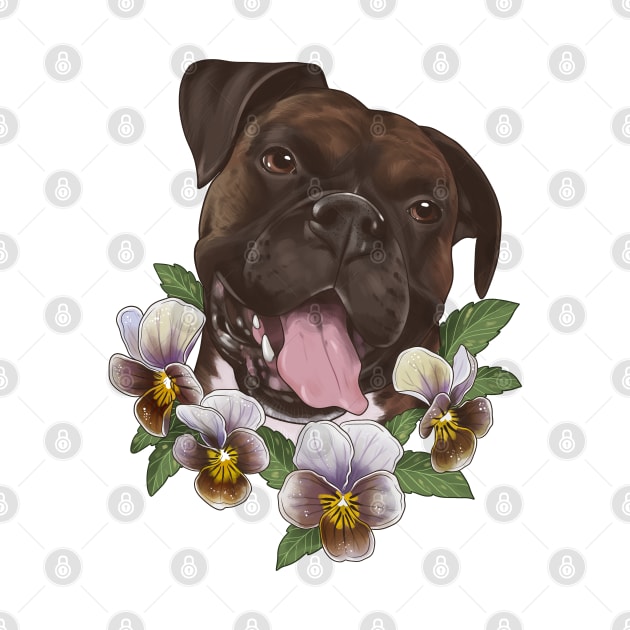 Duke with Frosted Chocolate Pansies by starrypaige