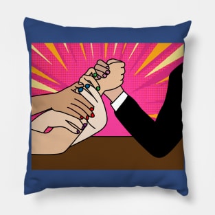 Funny Colorful Arm Wrestling Pillow