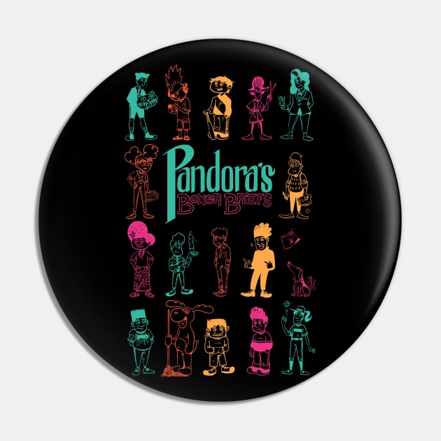 Characters in Color | Pandora's Boxer Briefs Pin by Tyler J. Rinne