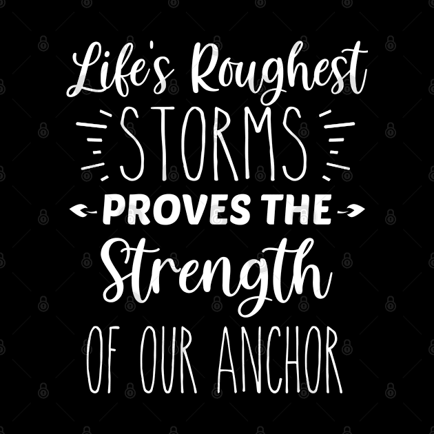 Life's Roughest Storms Proves The Strength of Our Anchor | Inspirational | Equality | Self Worth | Positivity | Motivational Life Quote by Trade Theory