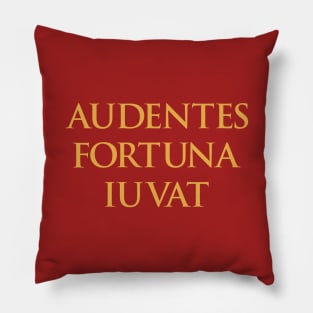 Audentes Fortuna Iuvat Pillow