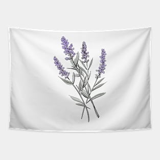 Lavender Flower Tapestry