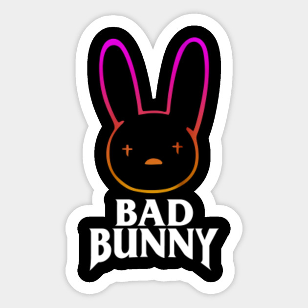 Download Bad Bunny - Bad Bunny - Pegatina | TeePublic MX