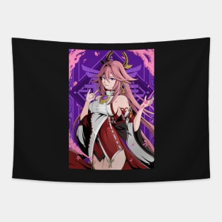 GENSHIN IMPACT YAE MIKO Tapestry