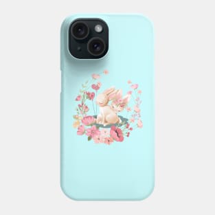 Romantic Rabbit Couple In Valentine Phone Case