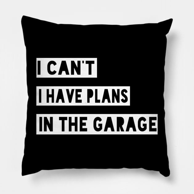 Garage T-Shirt Pillow by khalid12