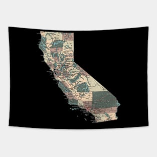 California State Vintage Tapestry