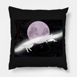 Whales in Space Pillow