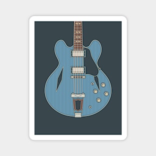 Blue T Lopez Guitar Magnet