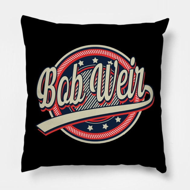 Bob Weir Personalized Name Vintage Styles 70s 80s 90s Pillow by Skateboarding Flaming Skeleton