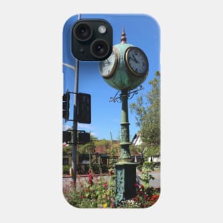 Town Clock Solvang California Phone Case