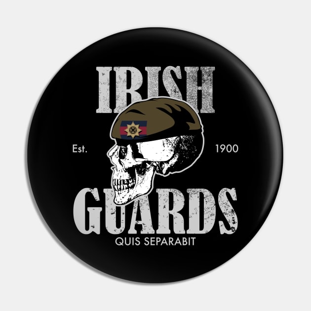 Irish Guards (distressed) Pin by TCP