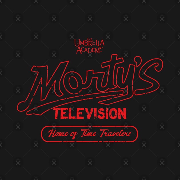 UMBRELLA ACADEMY 2: MORTYS TELEVISION (GRUNGE STYLE) by FunGangStore