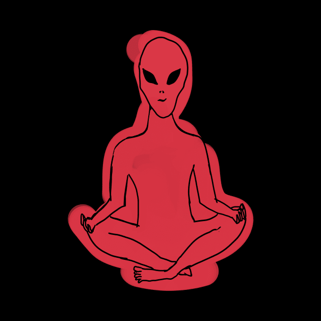 Alien meditation by cypryanus