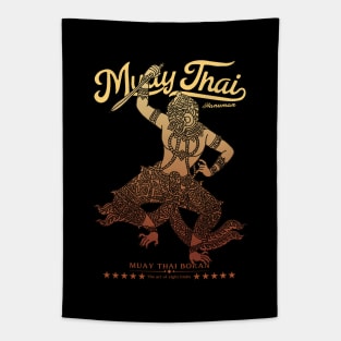 Muay Thai Sak Yant Hanuman Tattoo Tapestry