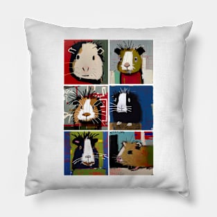 Cute Cartoon Guinea Pigs Pillow