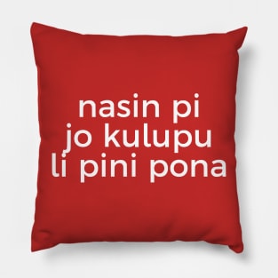 Communism Will Win (Toki Pona) Pillow