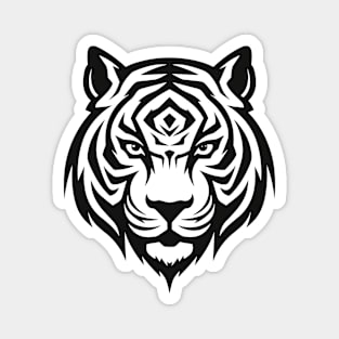 Tiger Animal Freedom World Wildlife Wonder Vector Graphic Magnet