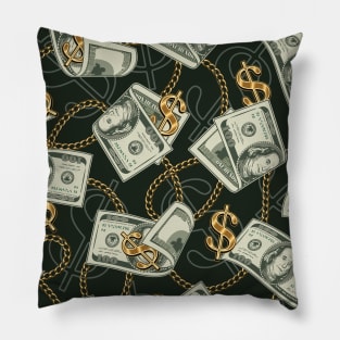 Flying and falling money to you Pillow