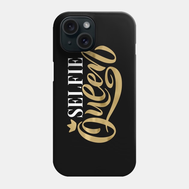 Selfie Queen Phone Case by Eskitus Fashion
