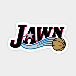 Jawn Retro, Basketball - White Magnet