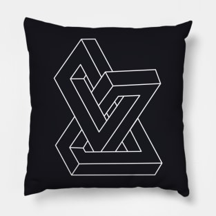 Optical Illusion - Impossible figure Pillow