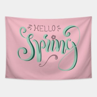 Hello Spring Calligraphy Tapestry