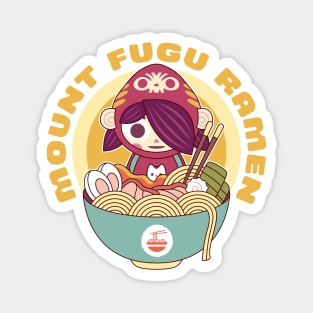 Mount Fugu Kawaii Ramen Magnet