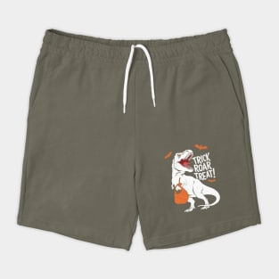 Trick Roar Treat Design: Halloween Dinosaur with Candy - Fun Spooky Art Shorts