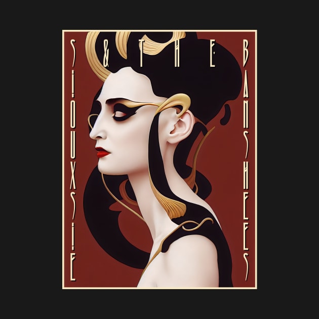 Siouxsie and the Banshees Art Deco by kruk