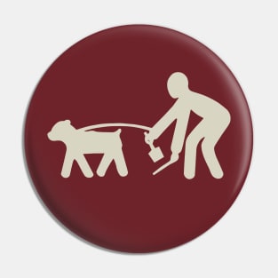 Clean Up After Your Dog Pin