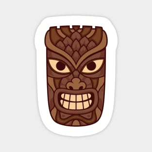 Funny Tribal Tiki Head Magnet