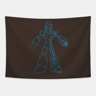 Mega Man X Schematic Tapestry