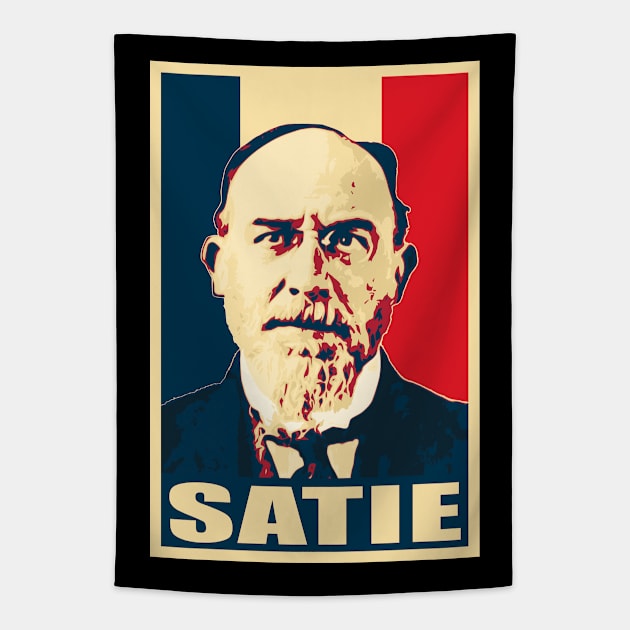 Erik Satie French Tapestry by Nerd_art