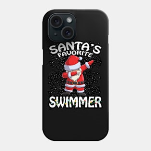 Santas Favorite Swimmer Christmas Phone Case