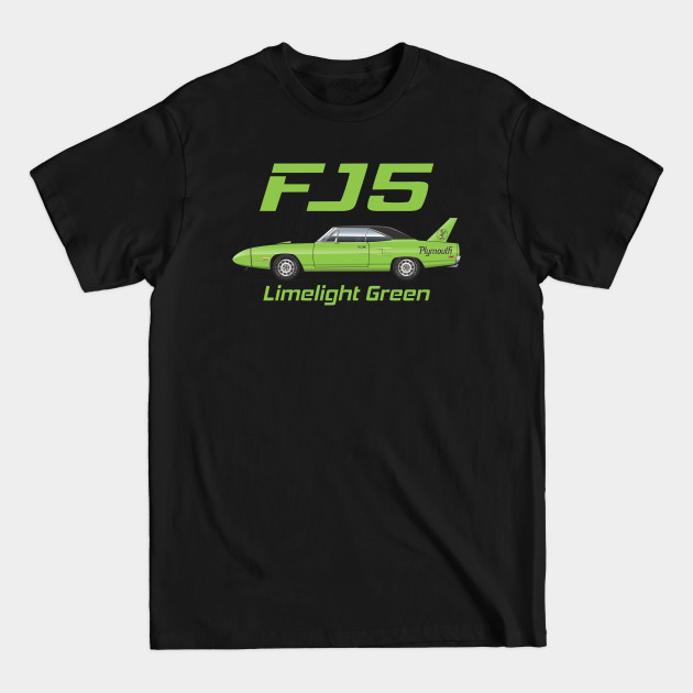 Factory Colors-Lime Light Green - Plymouth Superbird - T-Shirt