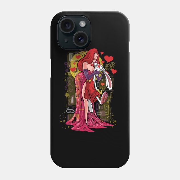 Animated Kiss Phone Case by Zascanauta