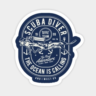 Scuba Diver Magnet