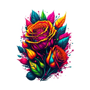 Splash Roses T-Shirt