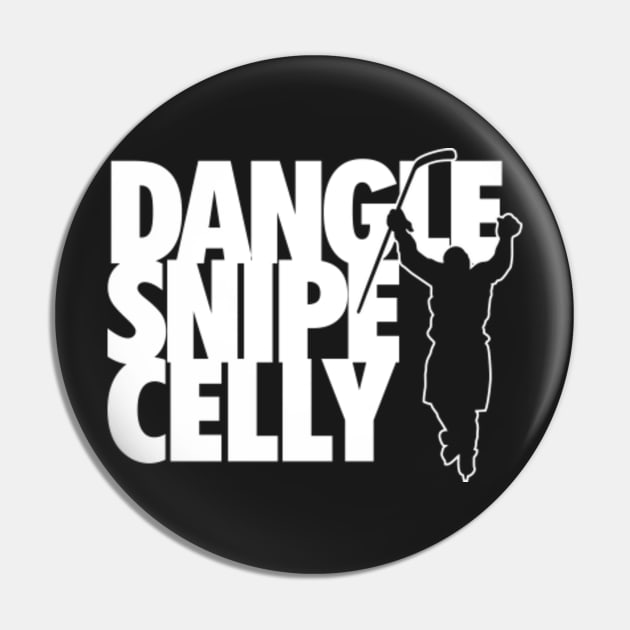 Hockey Dangle Snipe Celly Pin by YourLuckyTee