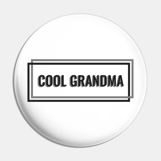 Cool Grandma Pin by cilukba.lab